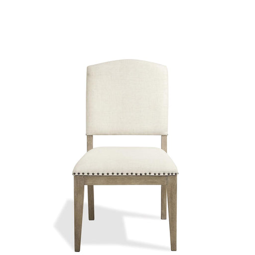 Riverside Myra Upholstered Side Chair (Set of 2) in Natural image