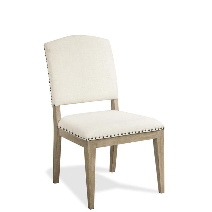 Riverside Myra Upholstered Side Chair (Set of 2) in Natural