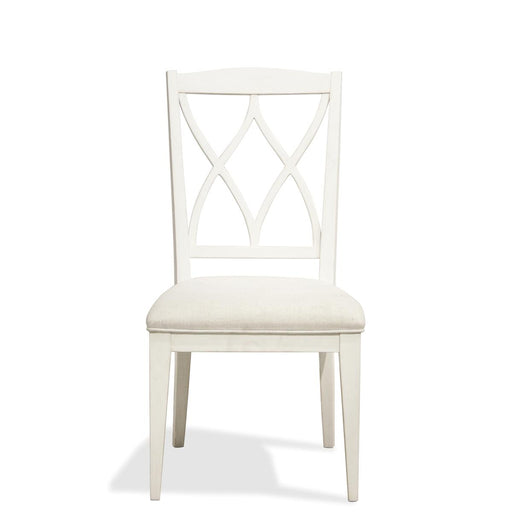 Riverside Myra XX-Back Upholstered Side Chair (Set of 2) in Paperwhite image
