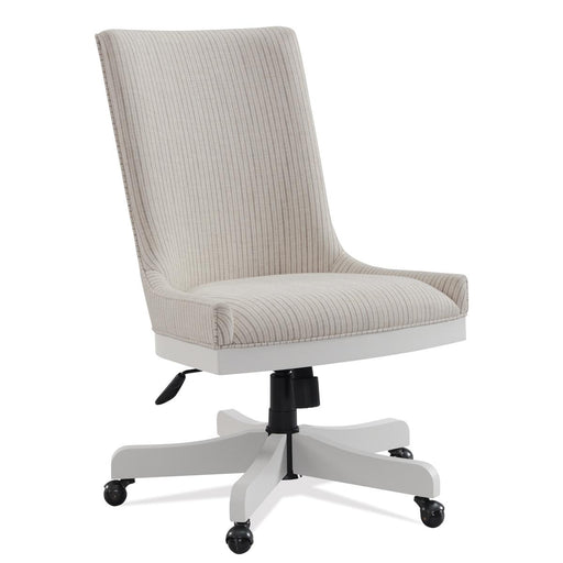 Riverside Osborne Upholstered Desk Chair in Gray Skies image
