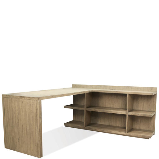 Riverside Perspectives L Desk in Sun-Drenched Acacia image
