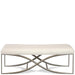 Riverside Sophie 48" Upholstered Bed Bench in Natural image