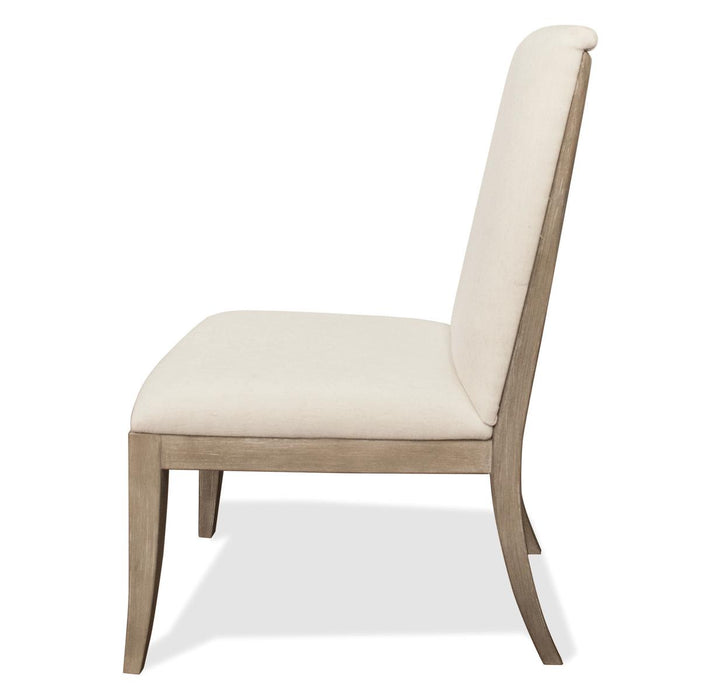 Riverside Sophie Upholstered Side Chair in Natural (Set of 2)