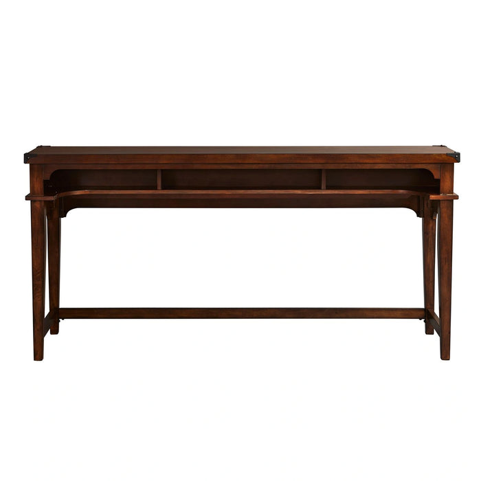 Aspen Skies Console Bar Table in Russet Brown image