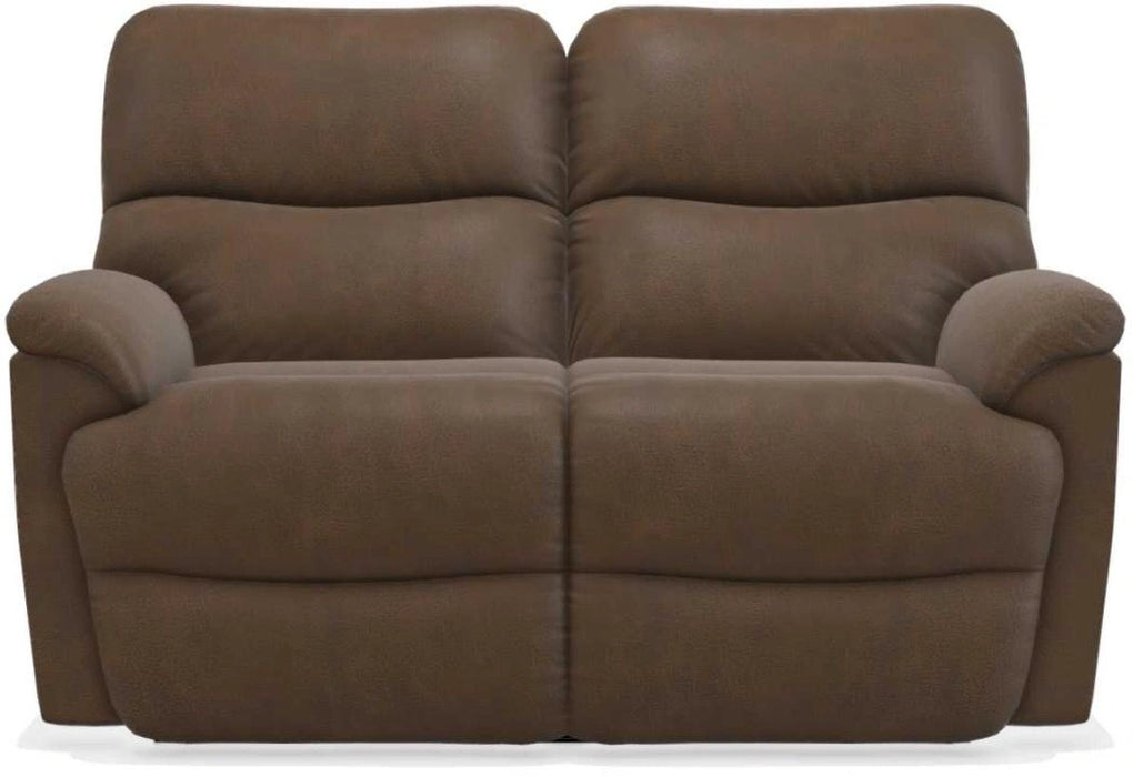 La-Z-Boy Trouper PowerRecline La-Z-Time Whiskey Reclining Loveseat w/Power Headrest