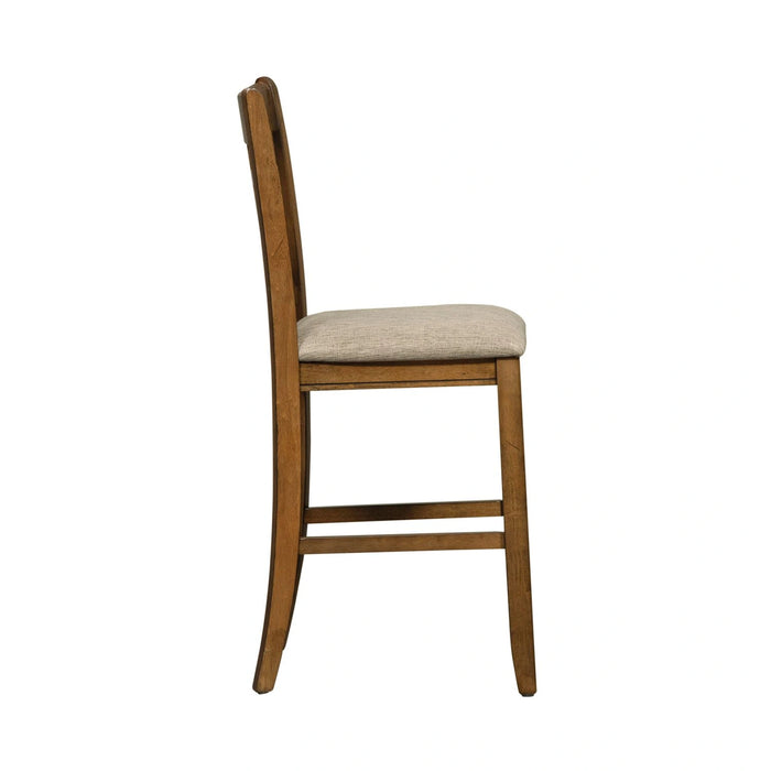 Santa Rosa 24 Inch Lattice Back Counter Chair image