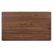 Space Saver Rectangular Leg Table in Satin Walnut image
