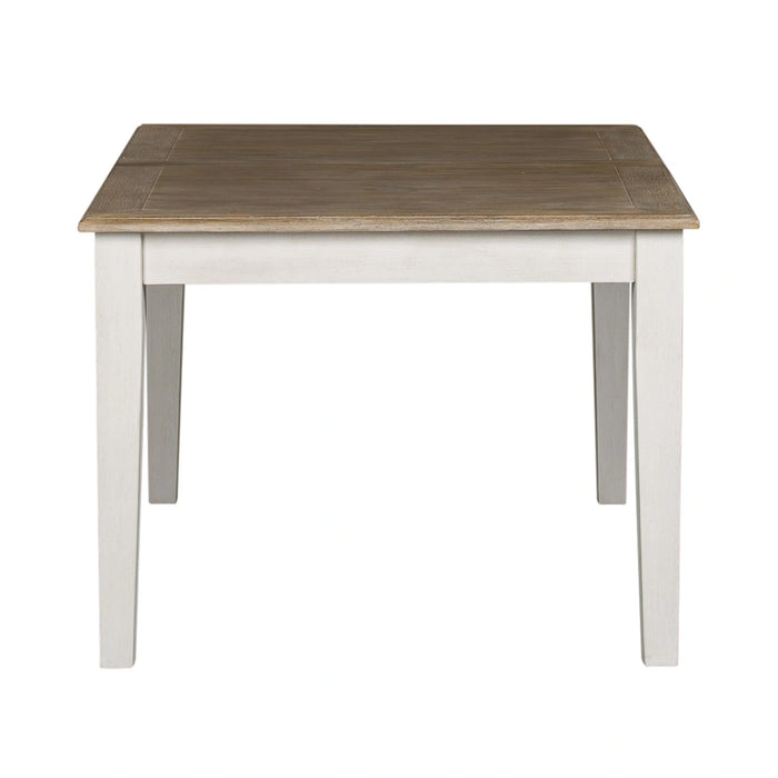 Summerville Rectangular Leg Table in White image