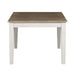Summerville Rectangular Leg Table in White image