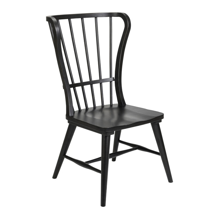 River Place Windsor Back Side Chair - Black (RTA) image