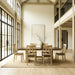 Lindsey Farm 7 Piece Trestle Table Set image