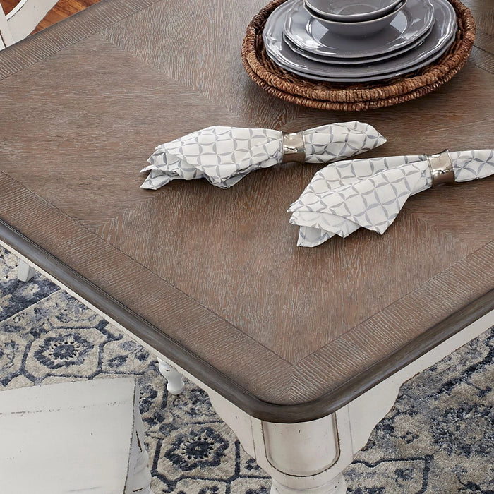 Magnolia Manor 5 Piece Leg Table Set image