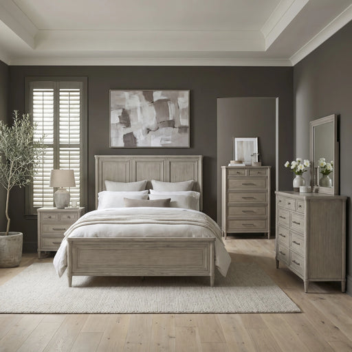 Rochelle Park Panel Bed, Dresser & Mirror, Chest, Night Stand image