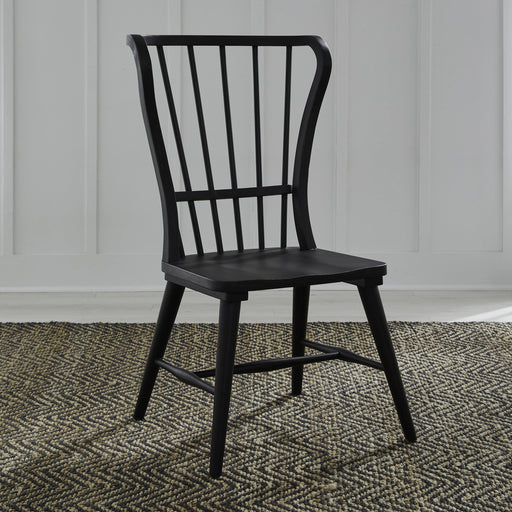 River Place Windsor Back Side Chair - Black (RTA) image