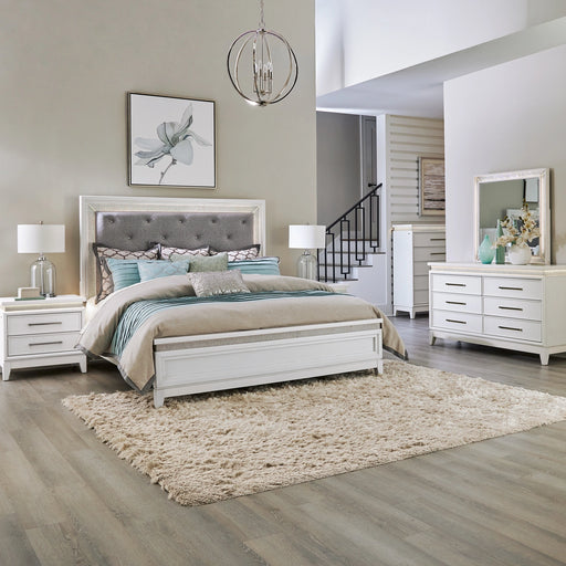 Reflections King California Uph Bed, Dresser & Mirror, Chest, Night Stand image