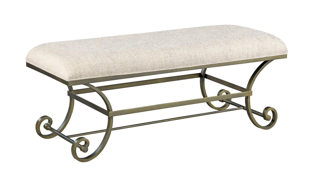 American Drew Savona Bed Bench in Versaille