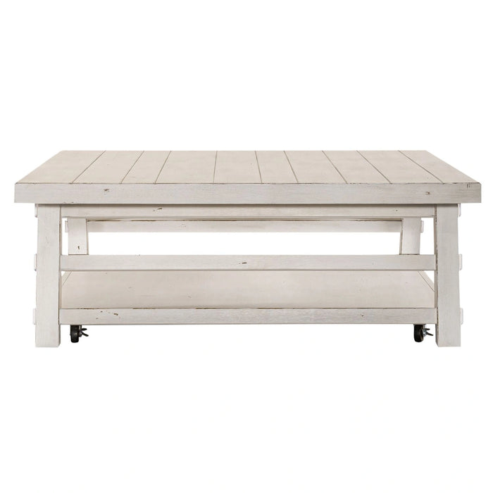 Modern Farmhouse Oversized Square Cocktail Table image