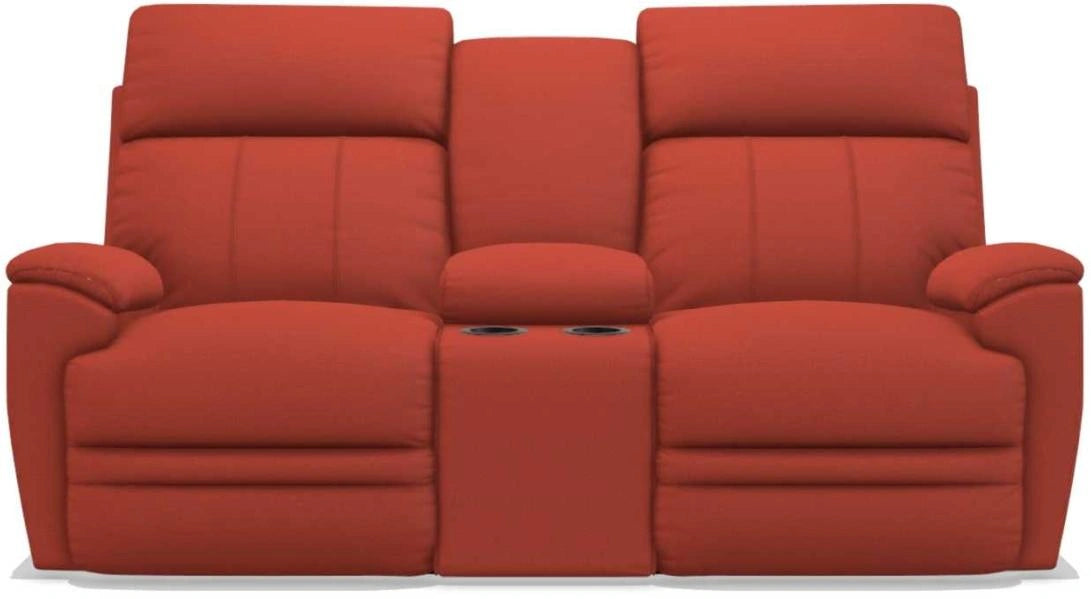 La-Z-Boy Talladega Persimmon La-Z-Time Power-Reclineï¿½ Loveseat With Console & Power Headrest