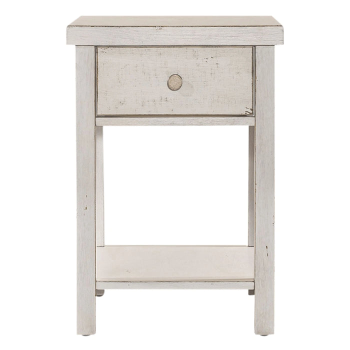 Modern Farmhouse Drawer Chair Side Table image