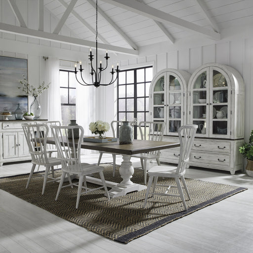 River Place 7 Piece Trestle Table Set image