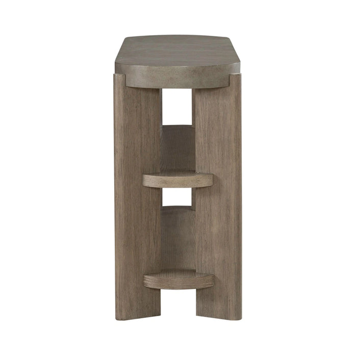 Affinity Sofa Table in Dusty Taupe with Concrete Top image
