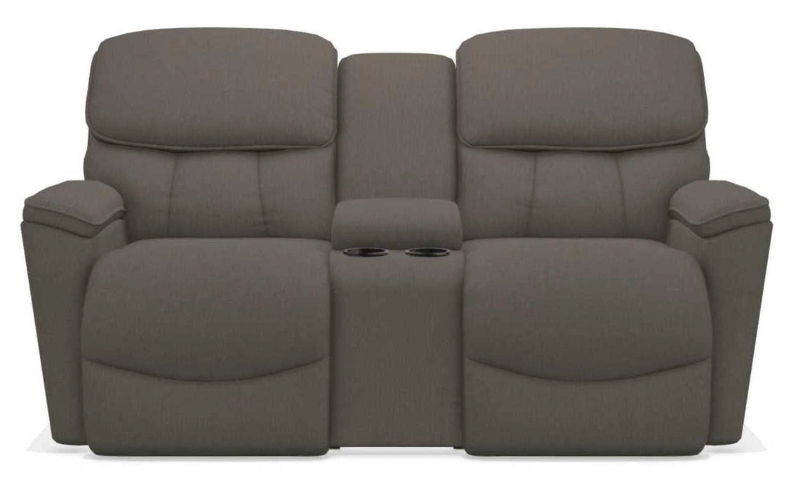 La-Z-Boy Kipling Granite Power Reclining Loveseat With Headrest and Console