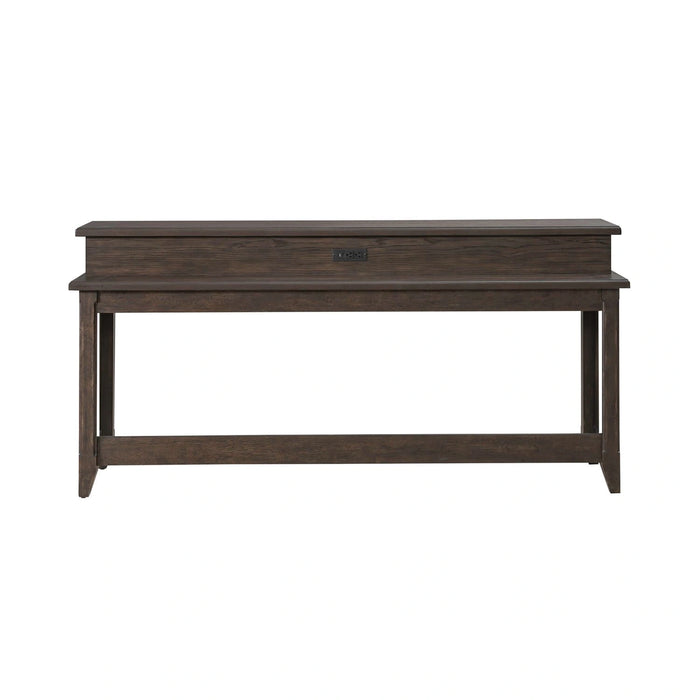 Paradise Valley Console Bar Table in Saddle Brown image