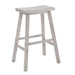 Creations 30 Inch Sawhorse Stool- White image