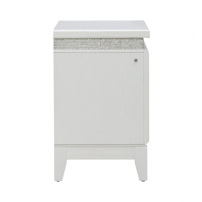 Reflections Nightstand w/ Lights and Charging Station image