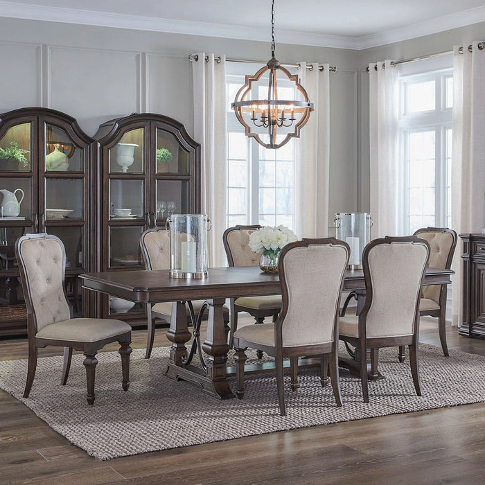 Provence Park Opt 7 Piece Trestle Table Set image