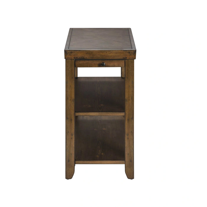 Mitchell Chairside Table in Brown image