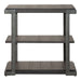 Modern View Tiered End Table in Gray image