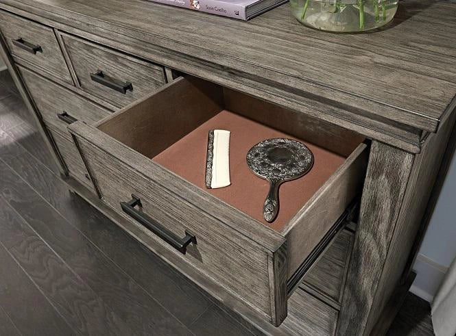 A-America Furniture Glacier Point Dresser in Greystone
