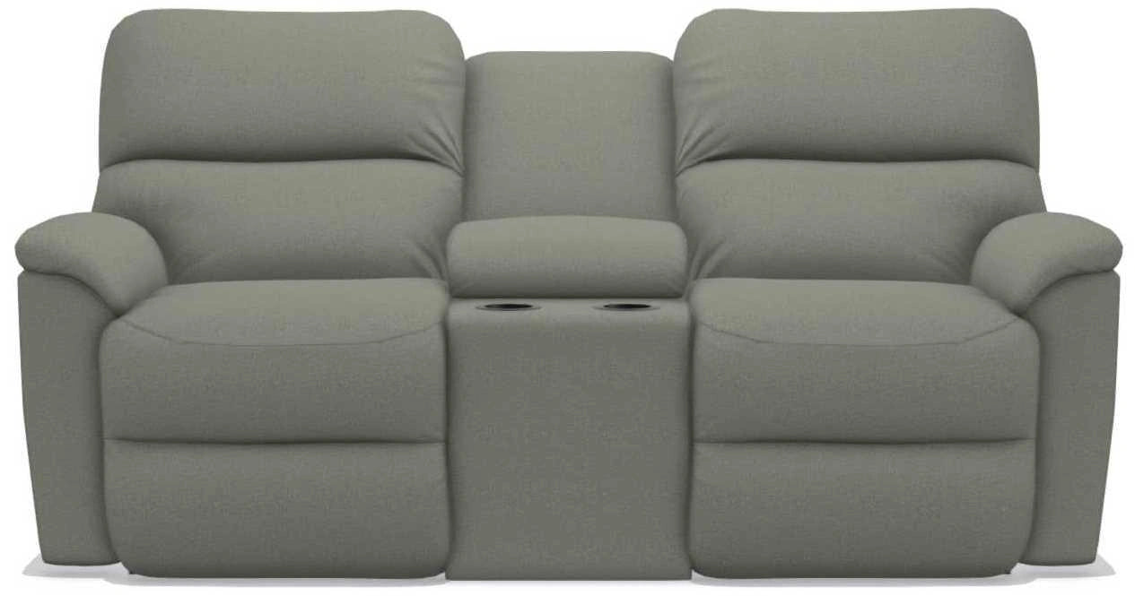 La-Z-Boy Brooks Fossil Power Reclining Loveseat with Headrest and Console