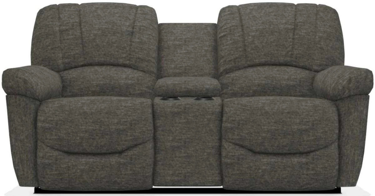 La-Z-Boy Hayes Stone Power La-Z-Time Full Reclining Console Loveseat