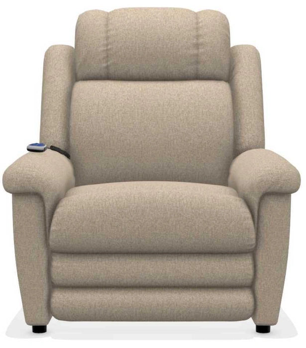 La-Z-Boy Clayton Pumice Gold Power Lift Recliner with Massage and Heat