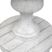 Sedona Round End Table in Heavy Distressed White image
