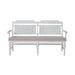 River Place Panel Back Bench in Riverstone White & Tobacco image