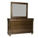 Rustic Traditions Sleigh Bed, Dresser & Mirror image