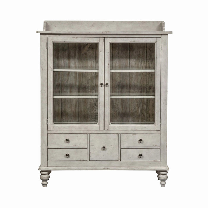 Whitney Display Cabinet in Weathered Gray image