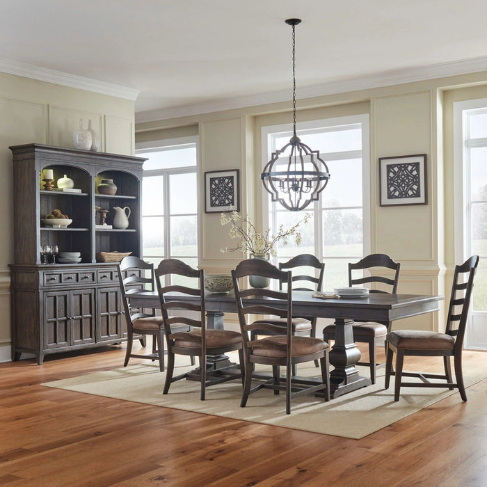 Paradise Valley 7 Piece Trestle Table Set image