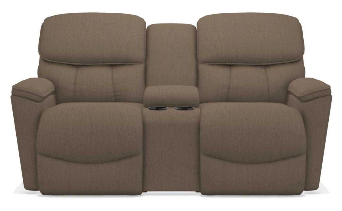 La-Z-Boy Kipling Java Power Reclining Loveseat With Headrest and Console