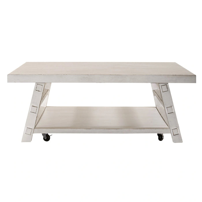Modern Farmhouse Oversized Square Cocktail Table image
