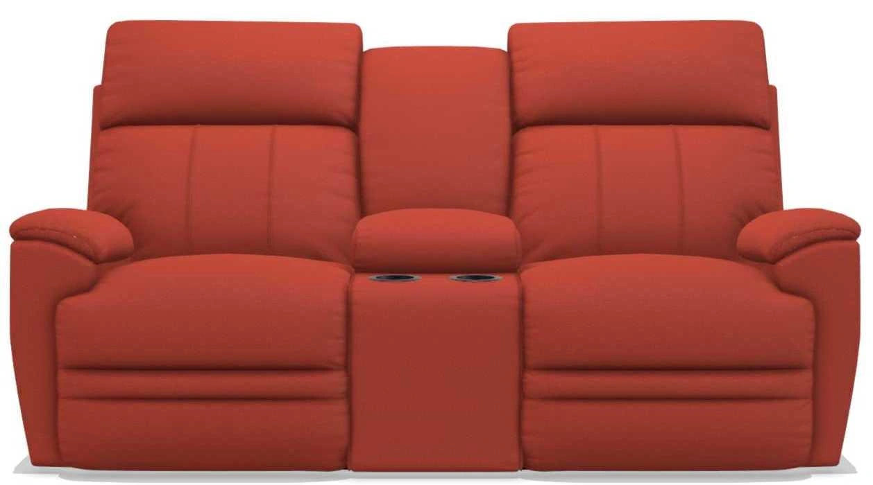La-Z-Boy Talladega Persimmon Power Reclining Loveseat with Console
