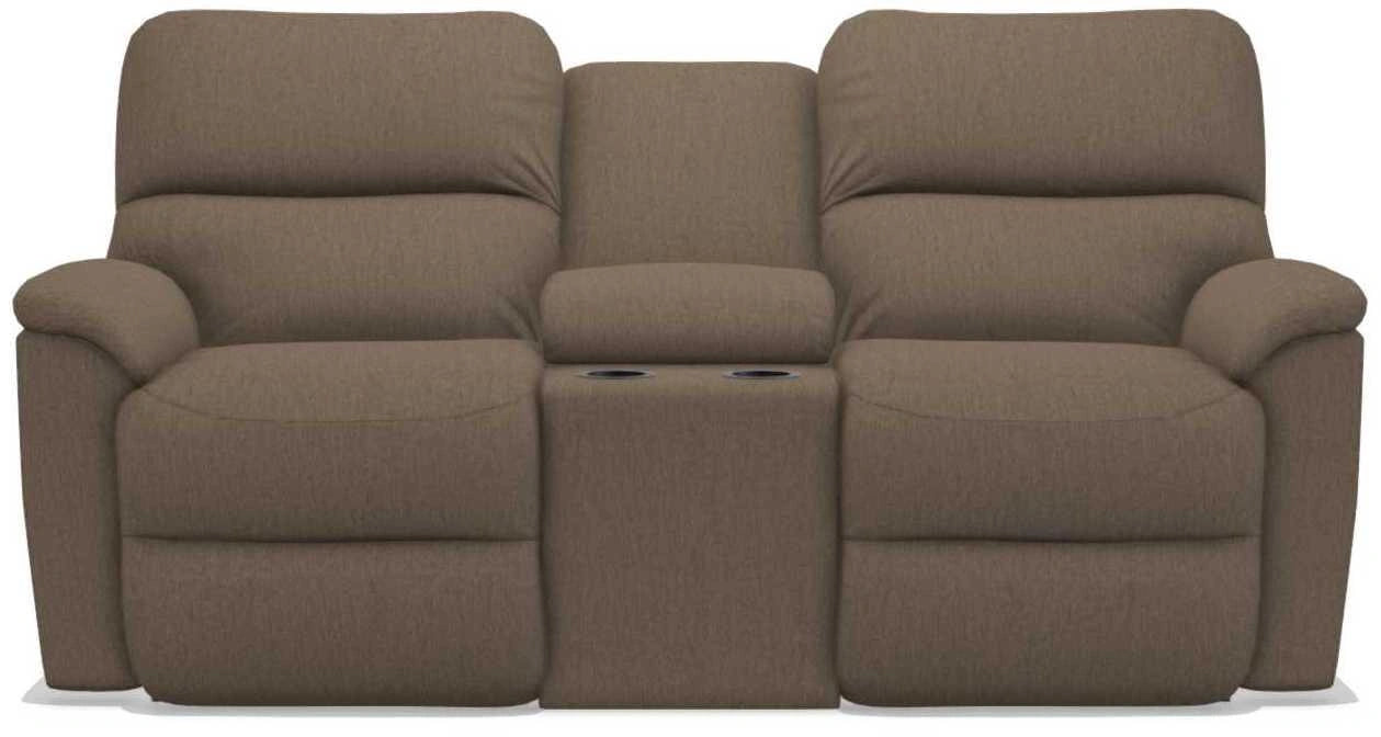 La-Z-Boy Brooks Java Power Reclining Loveseat with Headrest and Console