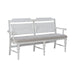 River Place Panel Back Bench in Riverstone White & Tobacco image