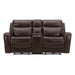 Blair Loveseat w/Console P2 & ZG in Cognac image
