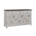 River Place Accent Server in Riverstone White & Tobacco image