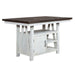 Farmhouse Gathering Table in White/Oak image