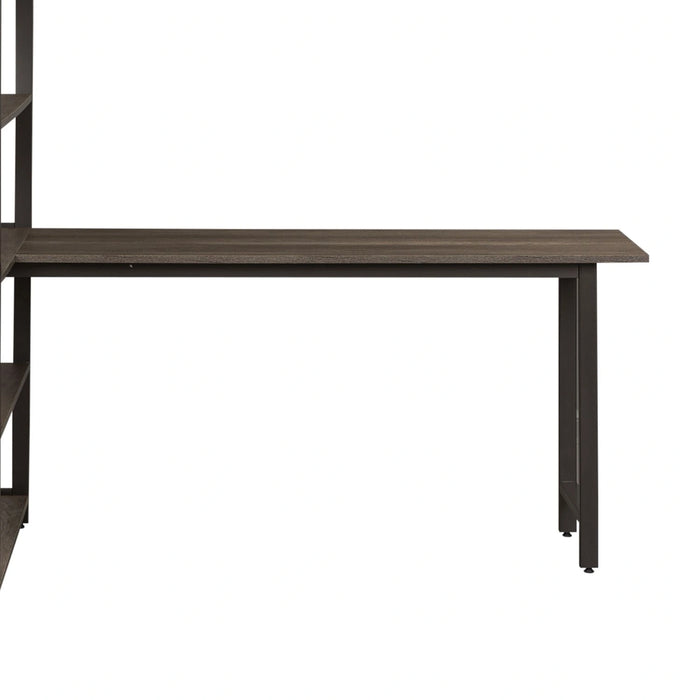 Tanners Creek Desk Top and End Panel in Greystone image